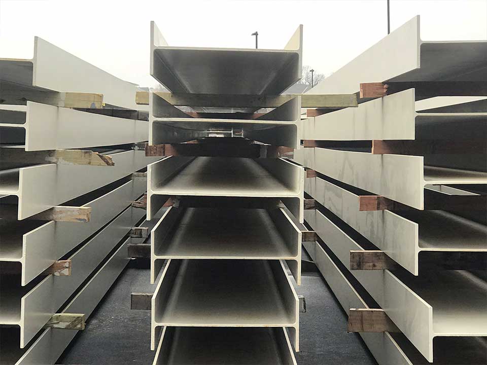 A Stock of Steel Beams.